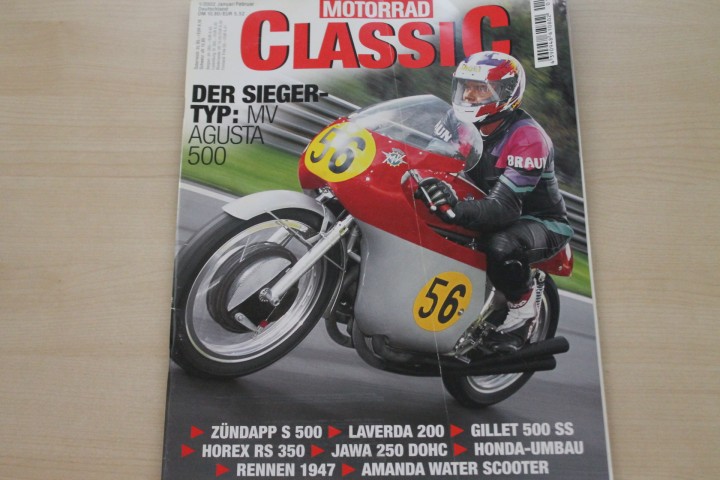 Deckblatt Motorrad Classic (01/2002)